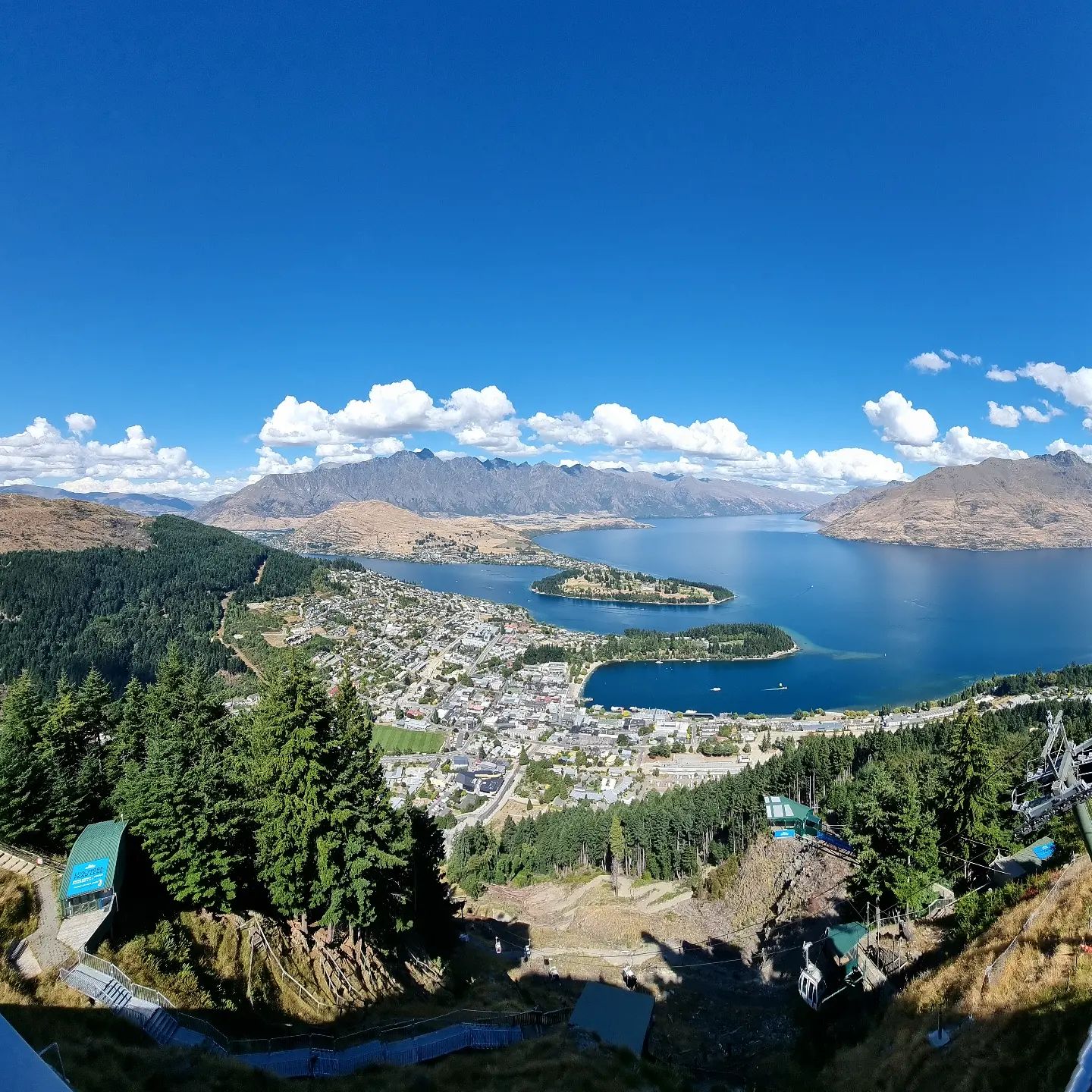 Queenstown from the Skyline