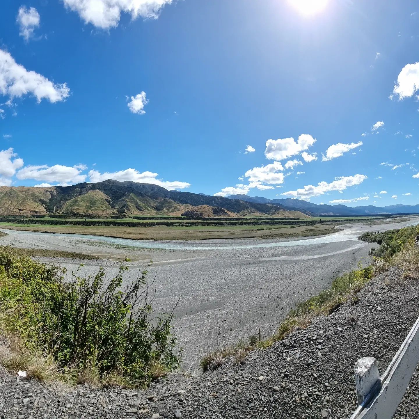 The view from somewhere on the Lewis Pass