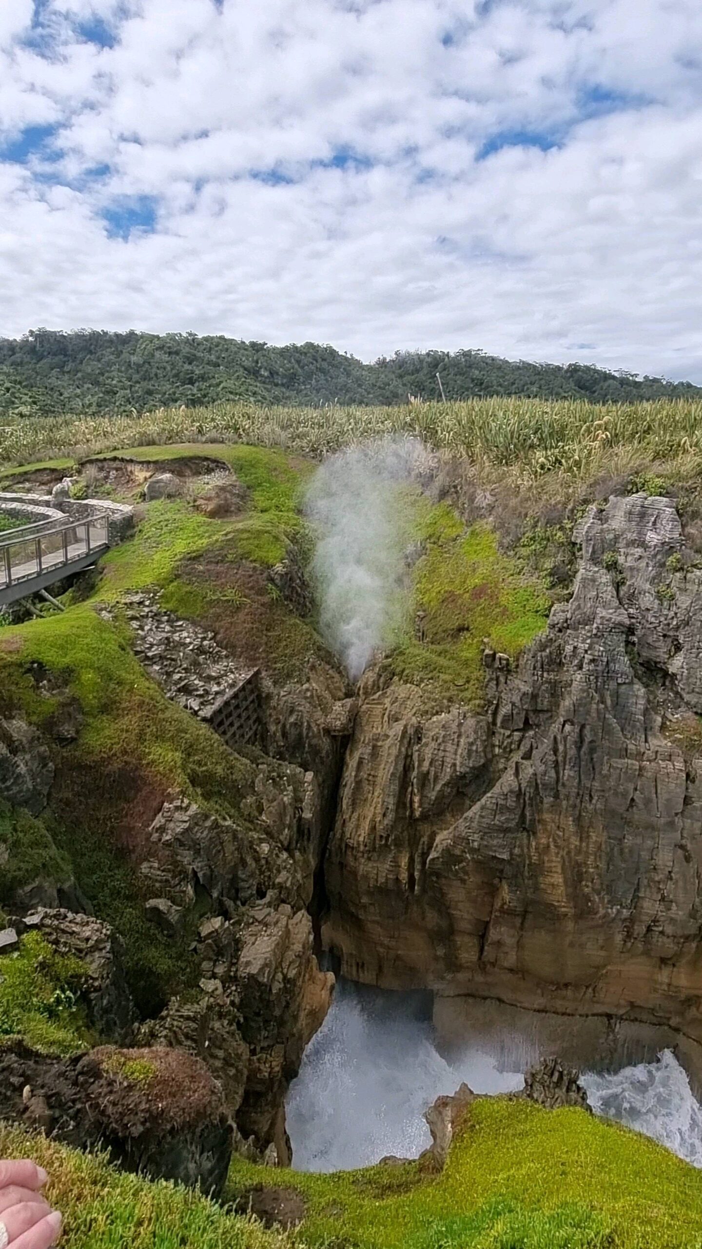 Punakaki pancake rocks and blowholes.